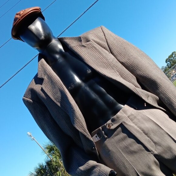 ROBERT ALAN MEN'S (2) BUTTON SILK/WOOL-BLEND LUXURY BLAZER - Picture 12 of 17